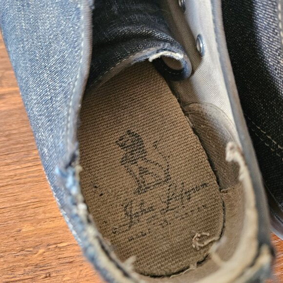 John Lofgren Champion Denim Sneakers Size 8 - Picture 6 of 9